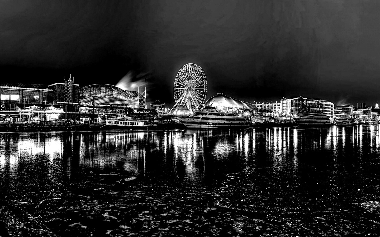 Причал для яхт обои