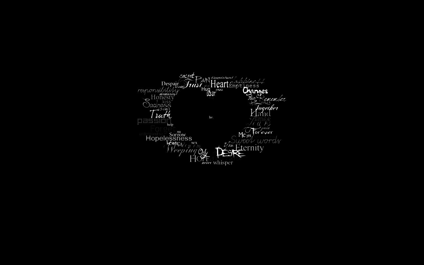 Слова о любви обои