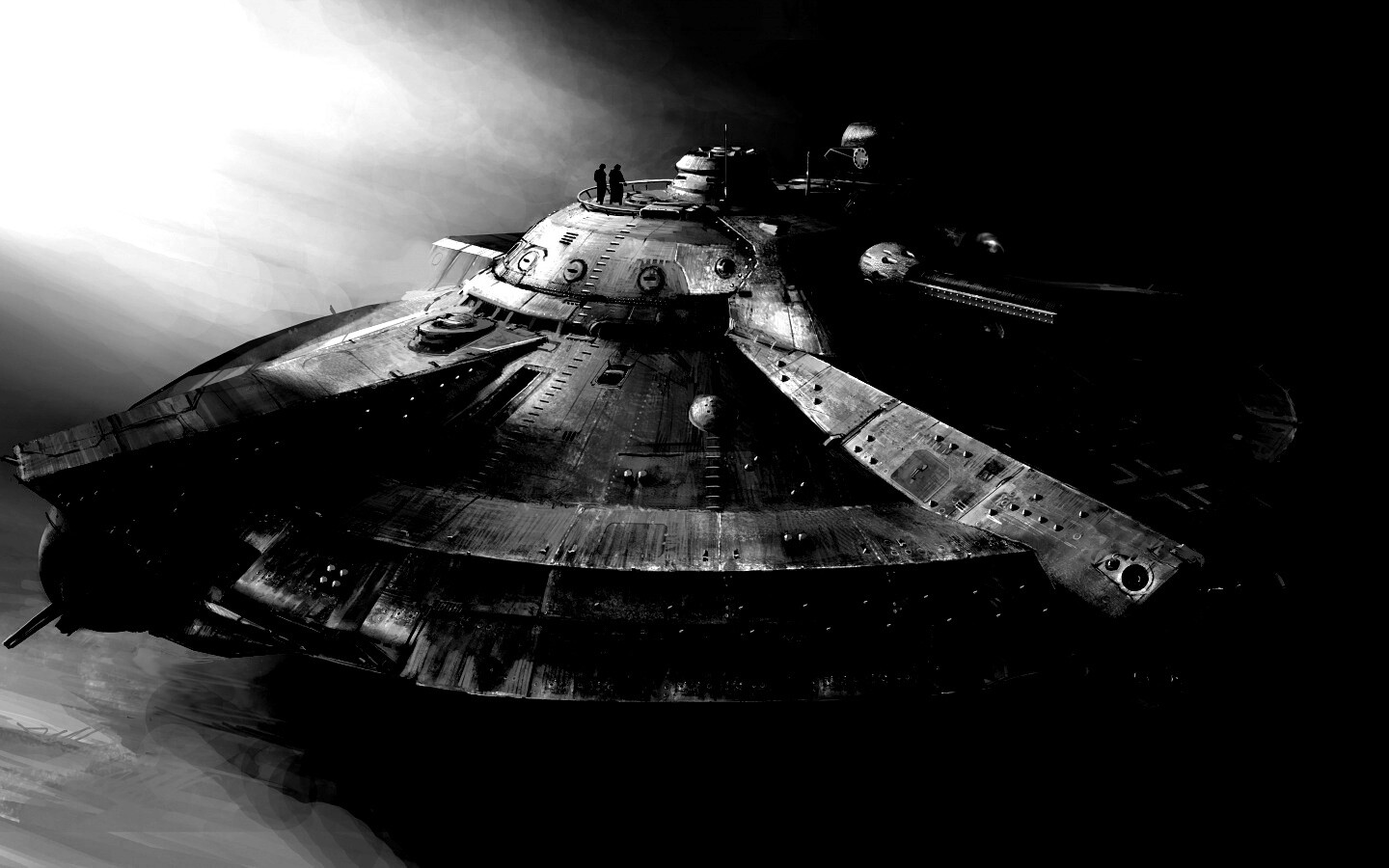 Летающая тарелка. Разработка Рейха. обои