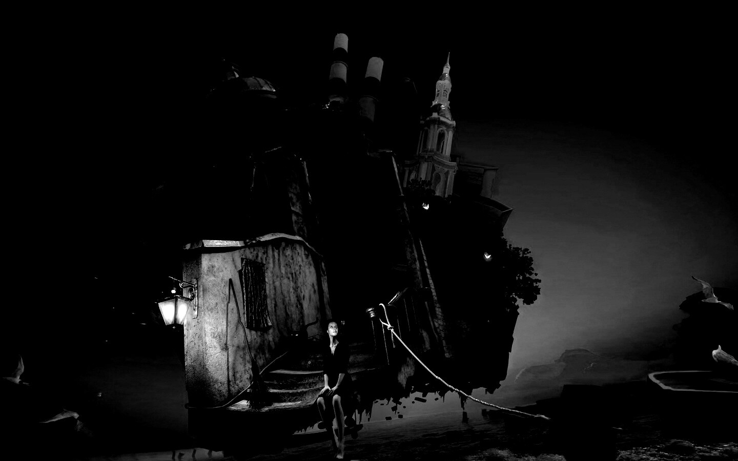 Мрачный Питер обои