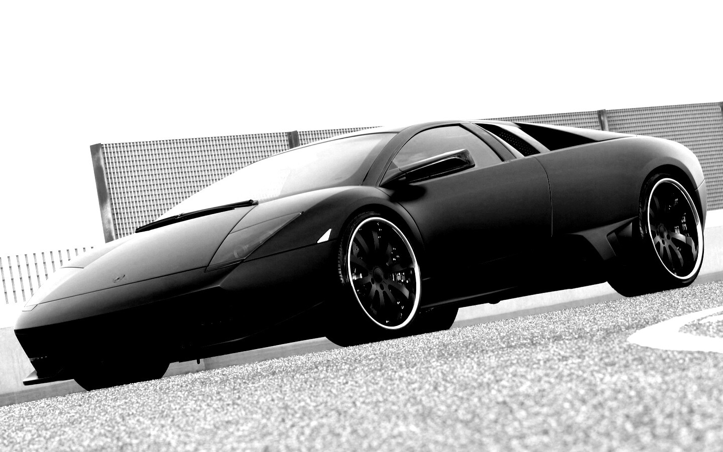 Lamborghini Reventon черного цвета обои