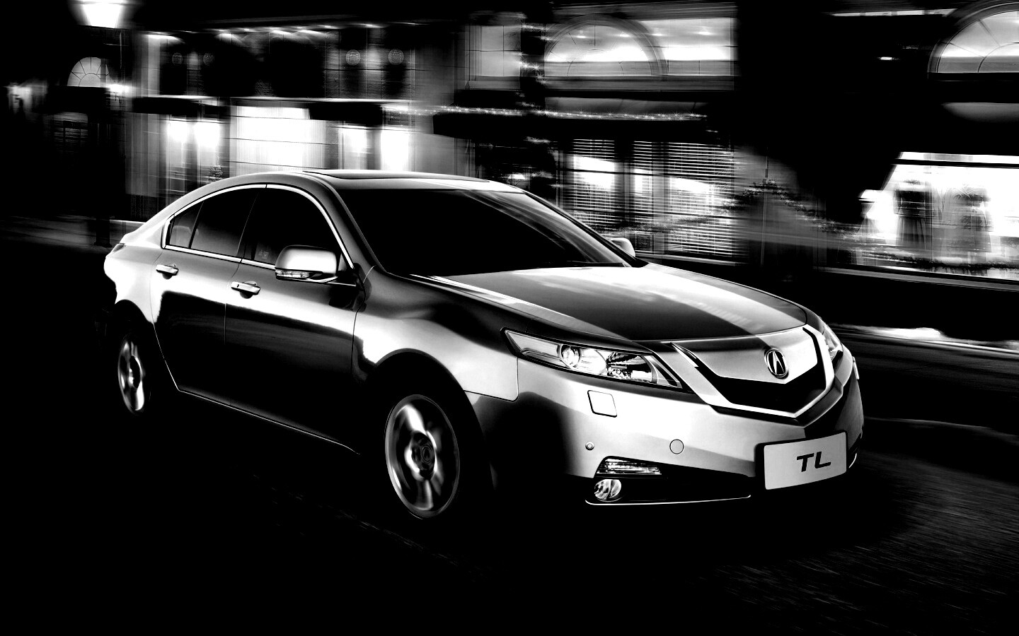 Acura в движении обои