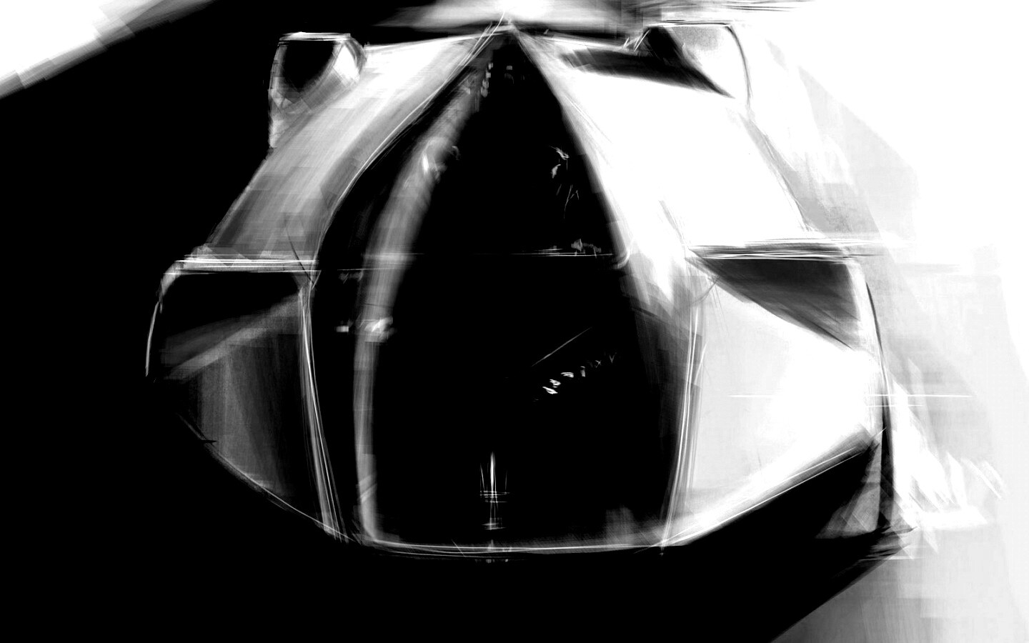 Зарисовка Maserati Birdcage обои