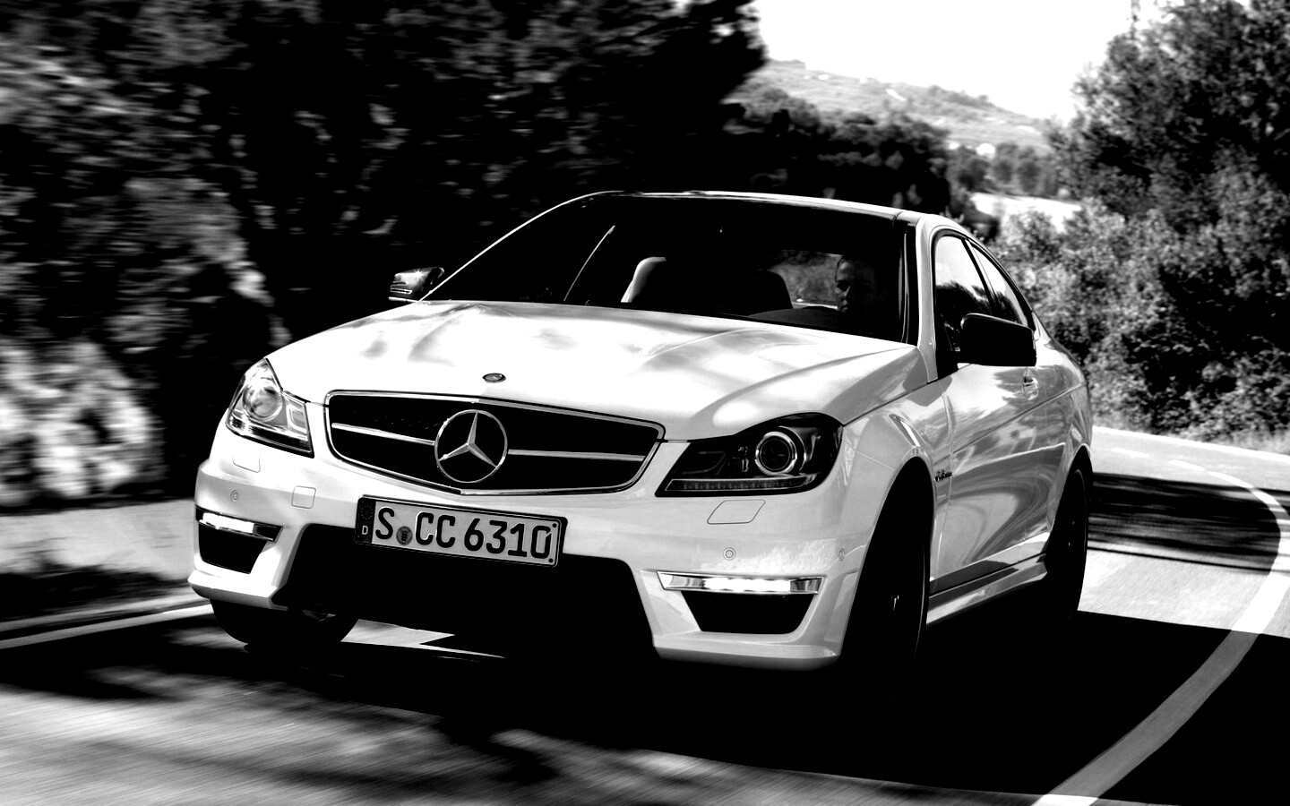 Mercede C63 обои