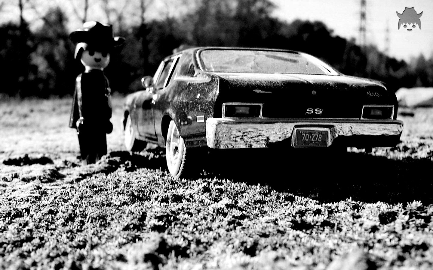 Машинка для человечка Lego обои