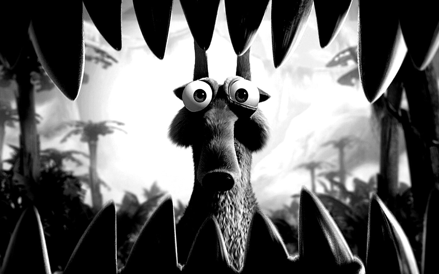 Скрэт и динозавр обои