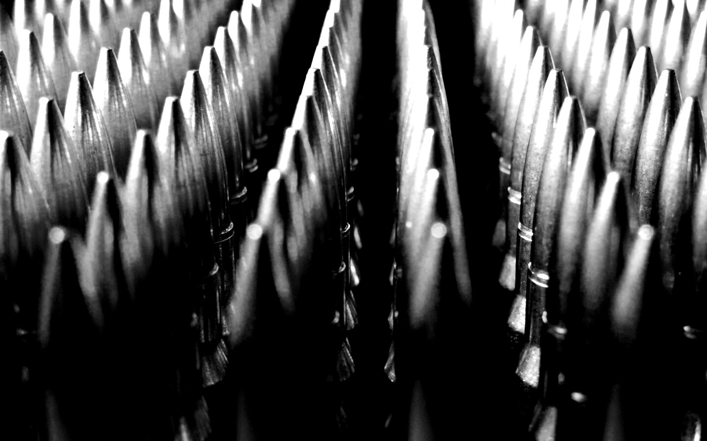 Стройные ряды патронов обои