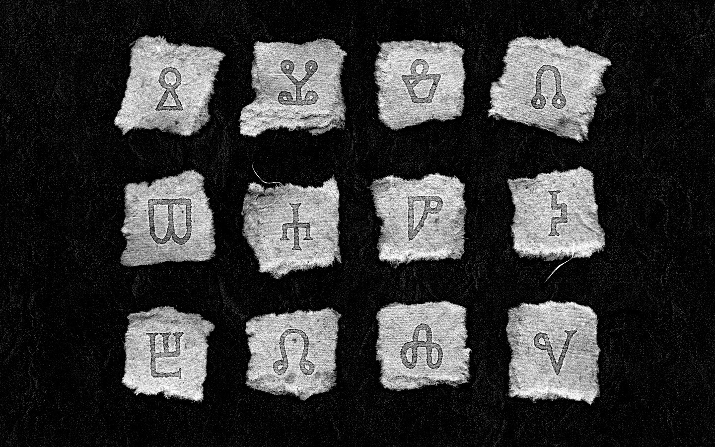 Бумажные символы обои