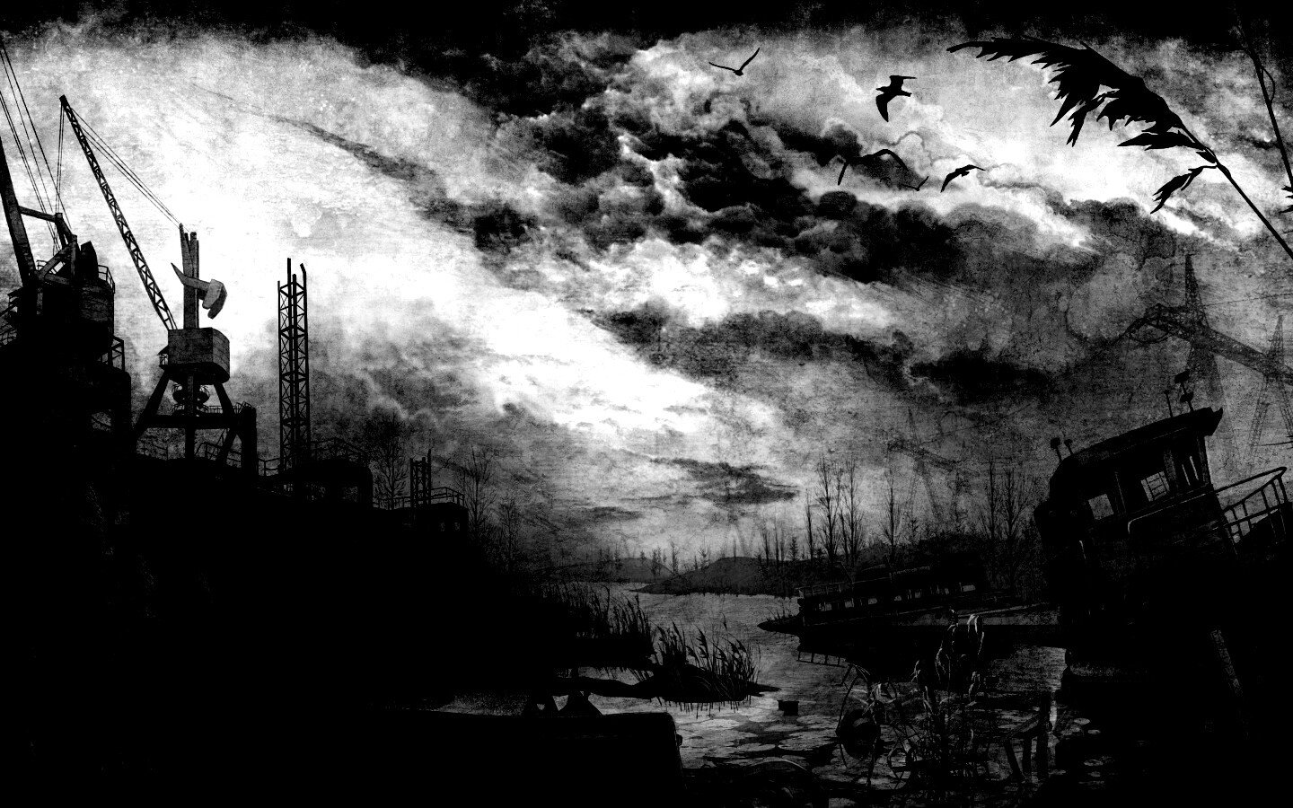 Панорама из Сталкера обои