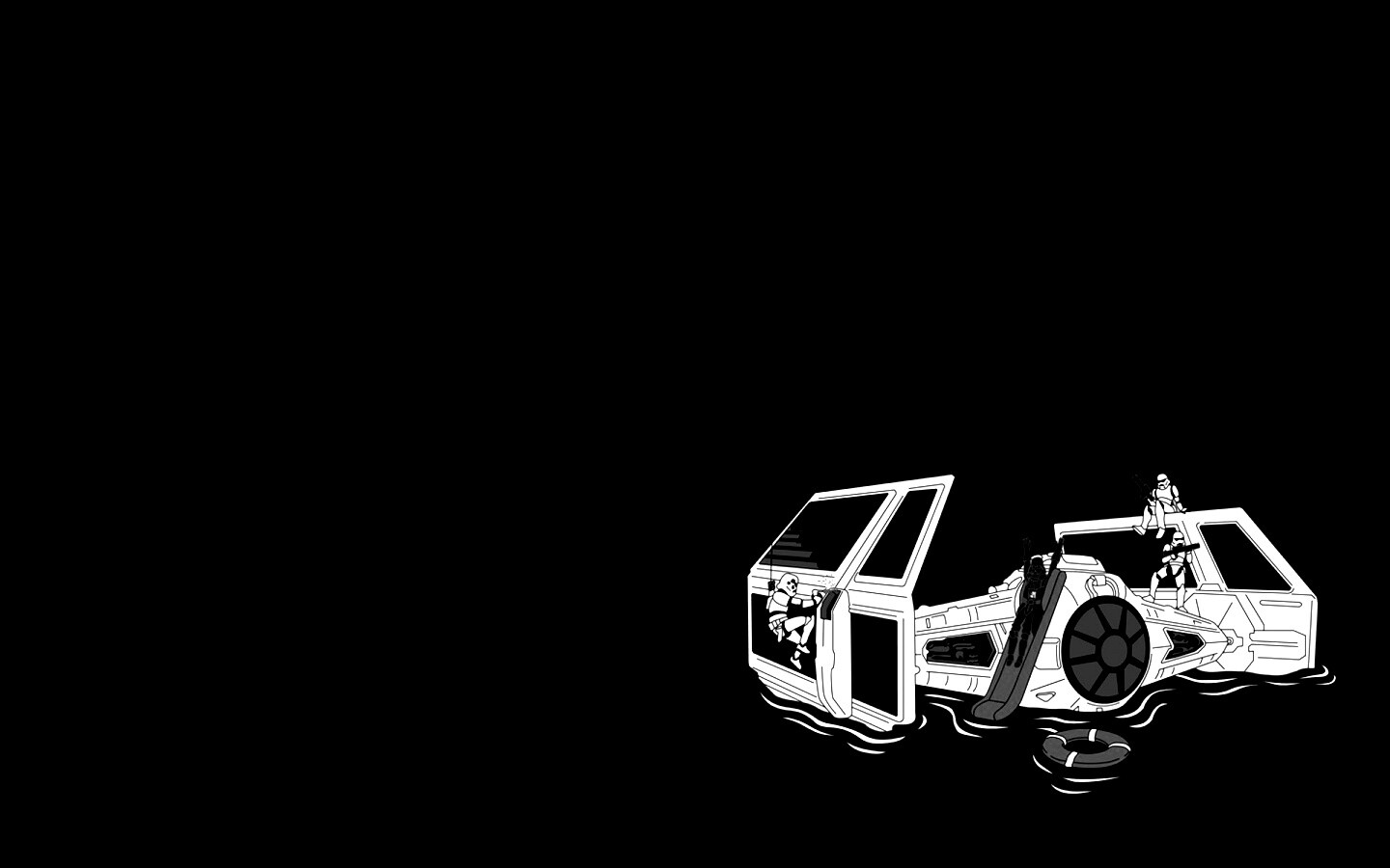 Истребитель империи в экстренной ситуации обои