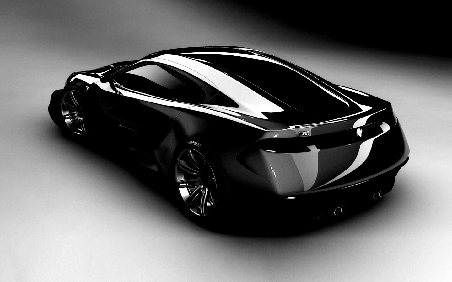 Красный концепт BMW обои