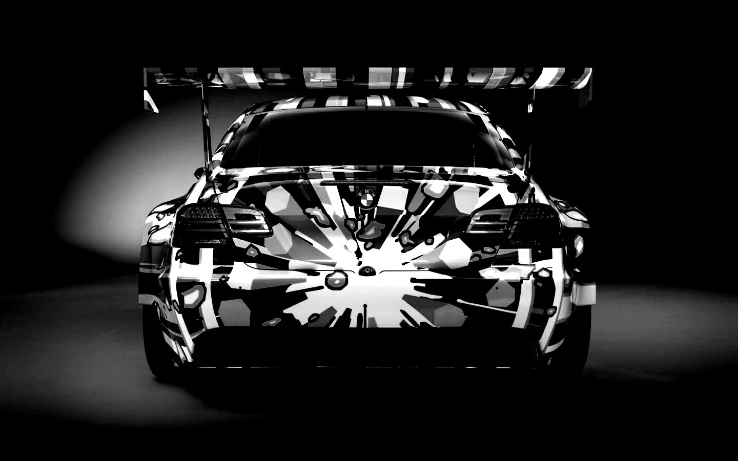 BMW  в сумасшедшем окрасе обои