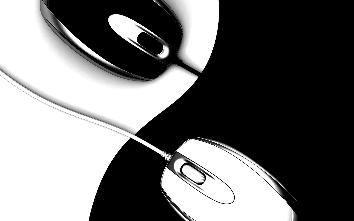 Инь Янь мышки обои