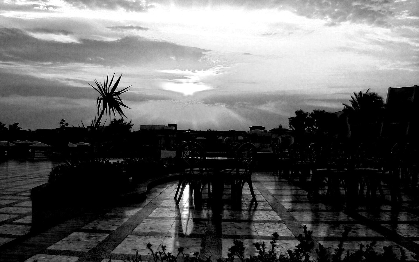 Закат в Хургаде обои