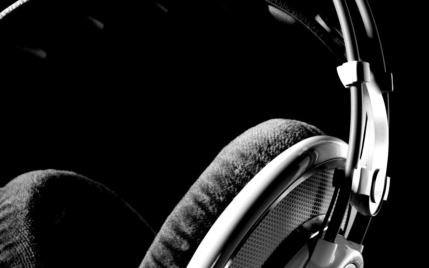 Серые наушники обои