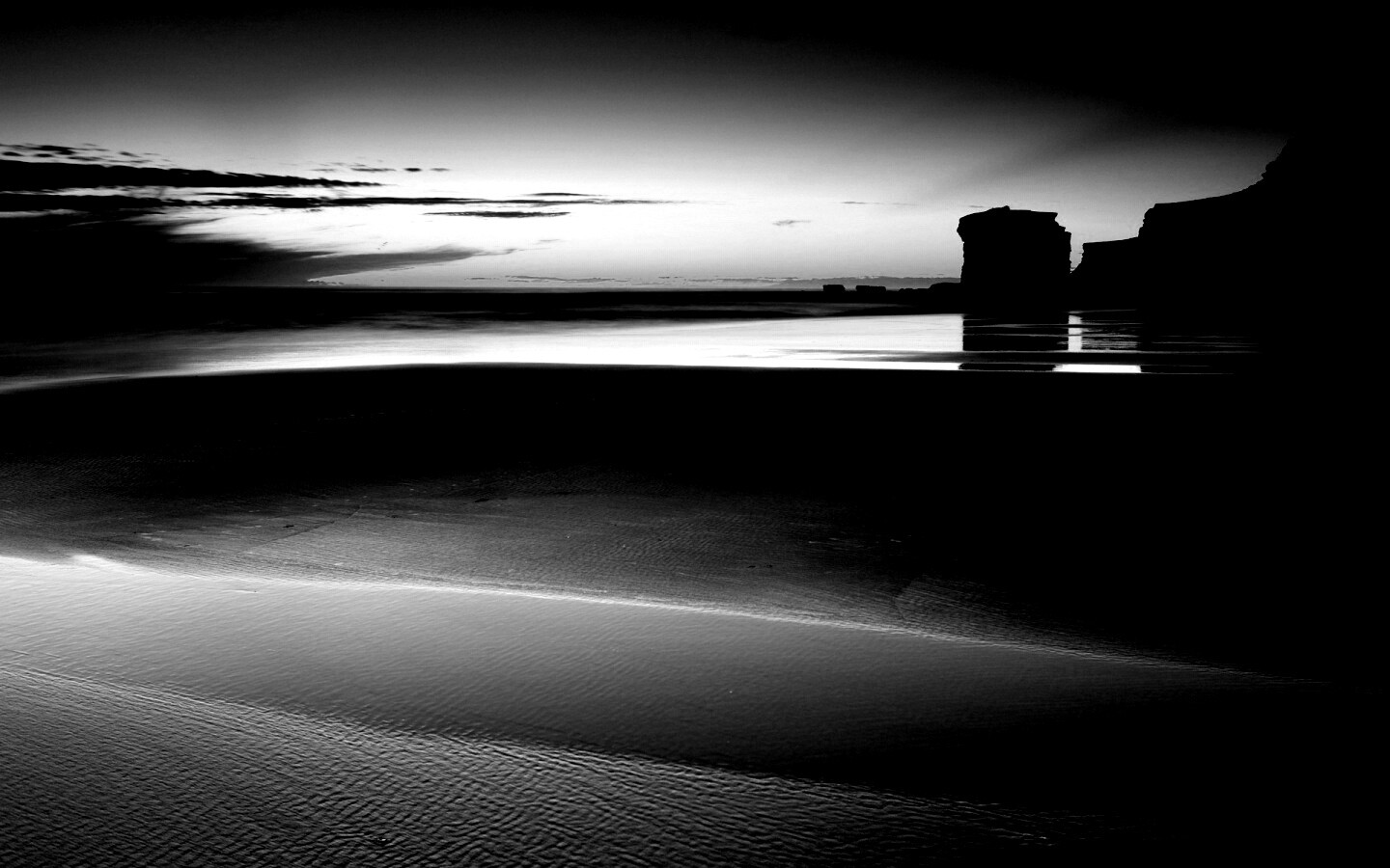 Песчанная отмель обои