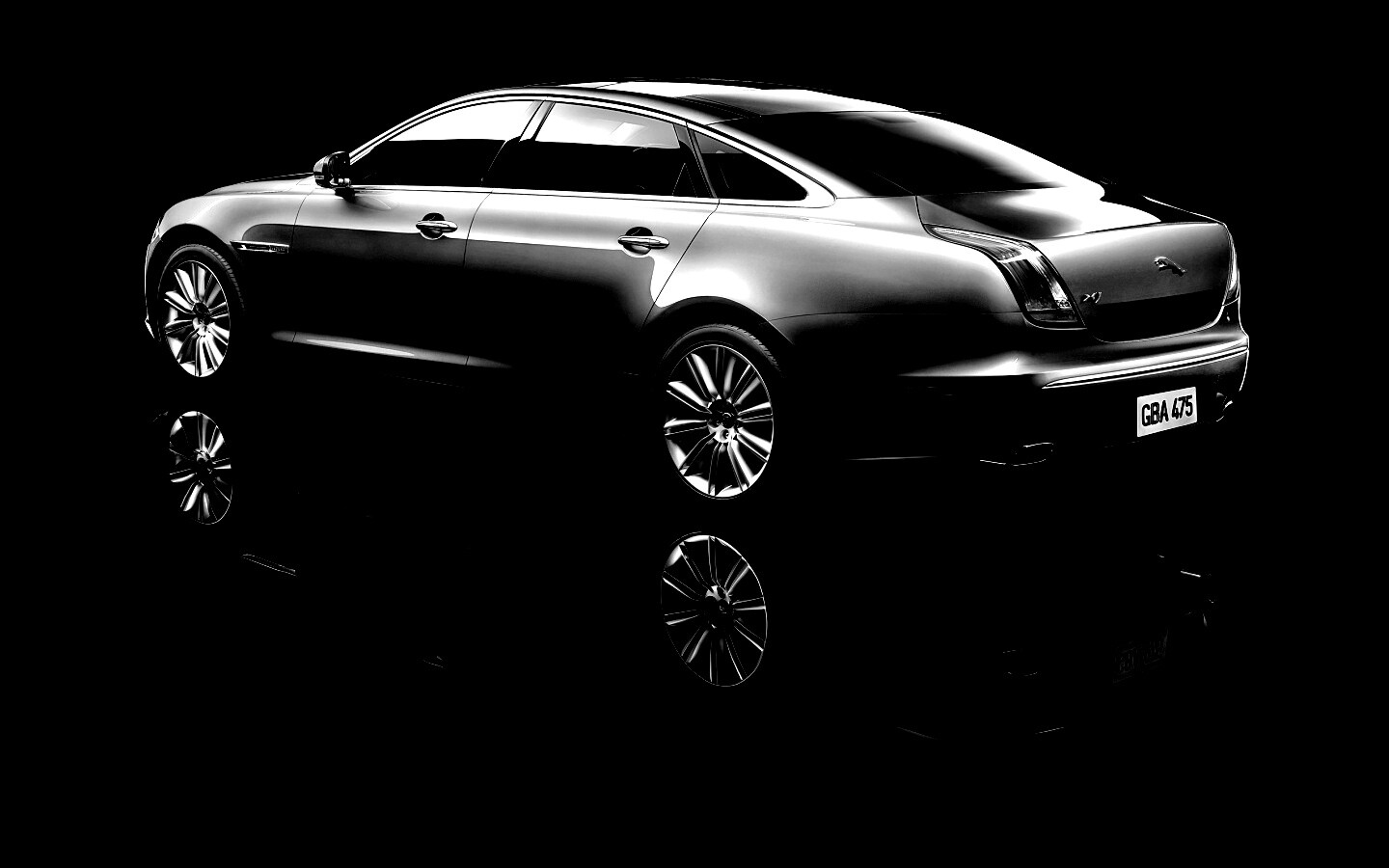 Шикарный седан от ягуар обои