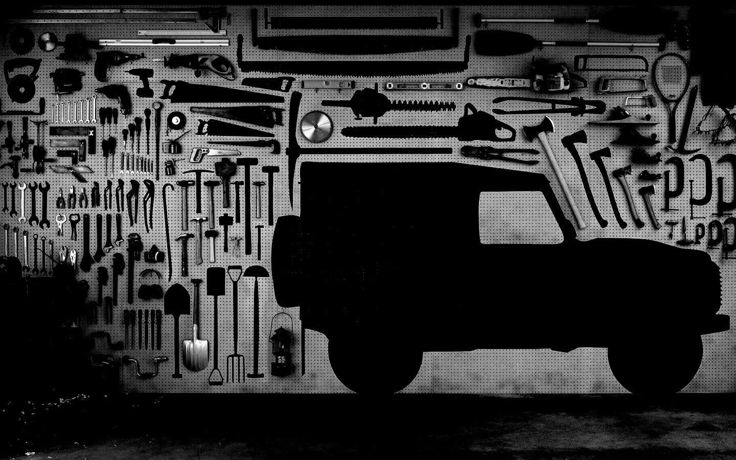 Типичный гараж обои