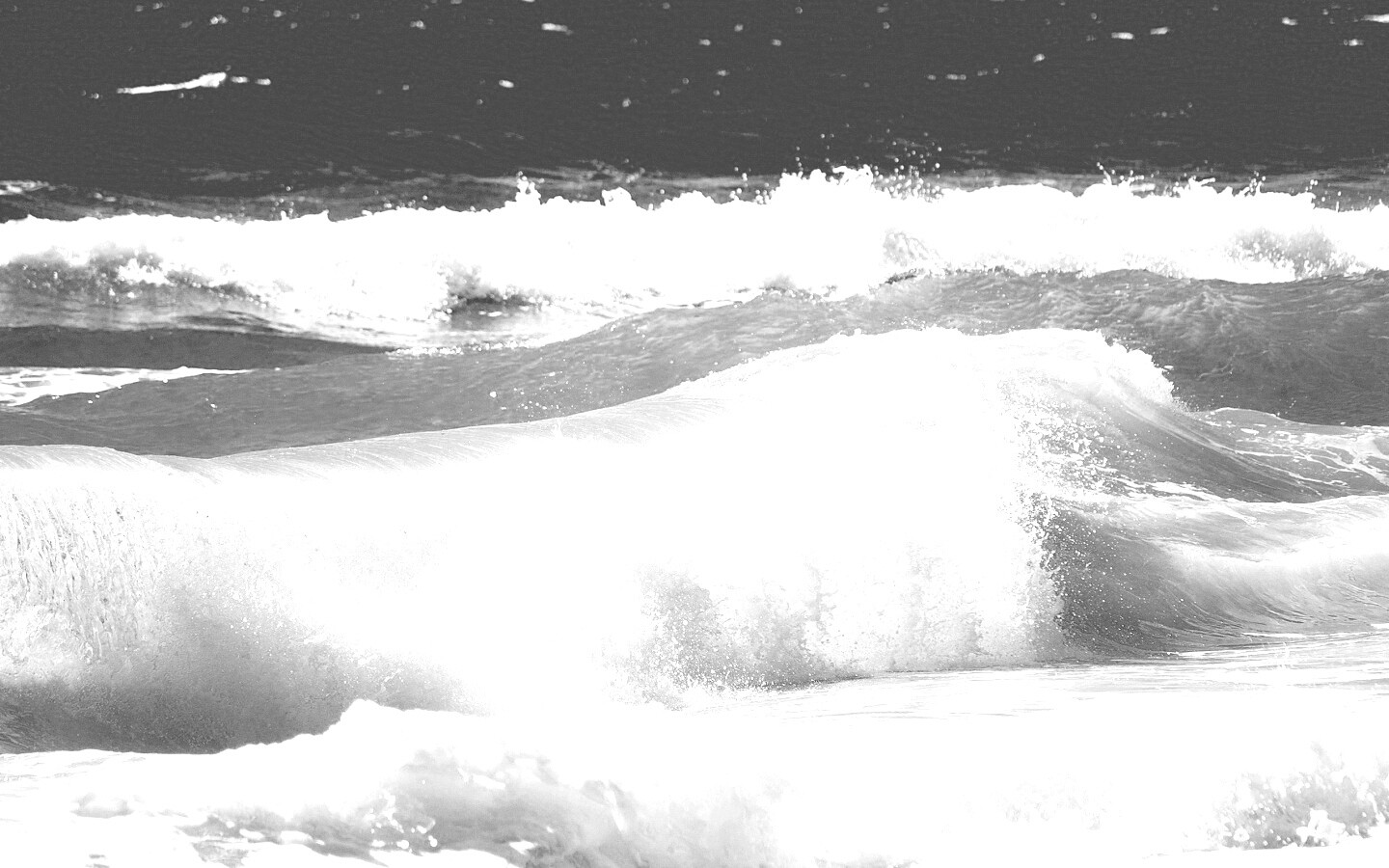 Голубые волны обои