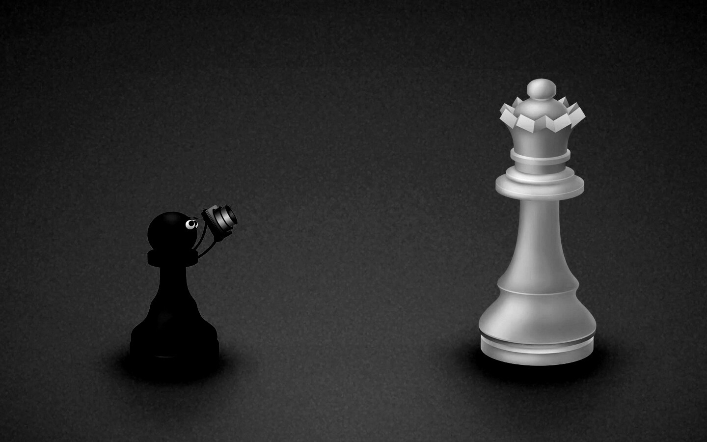 Пешка фотографирует короля обои