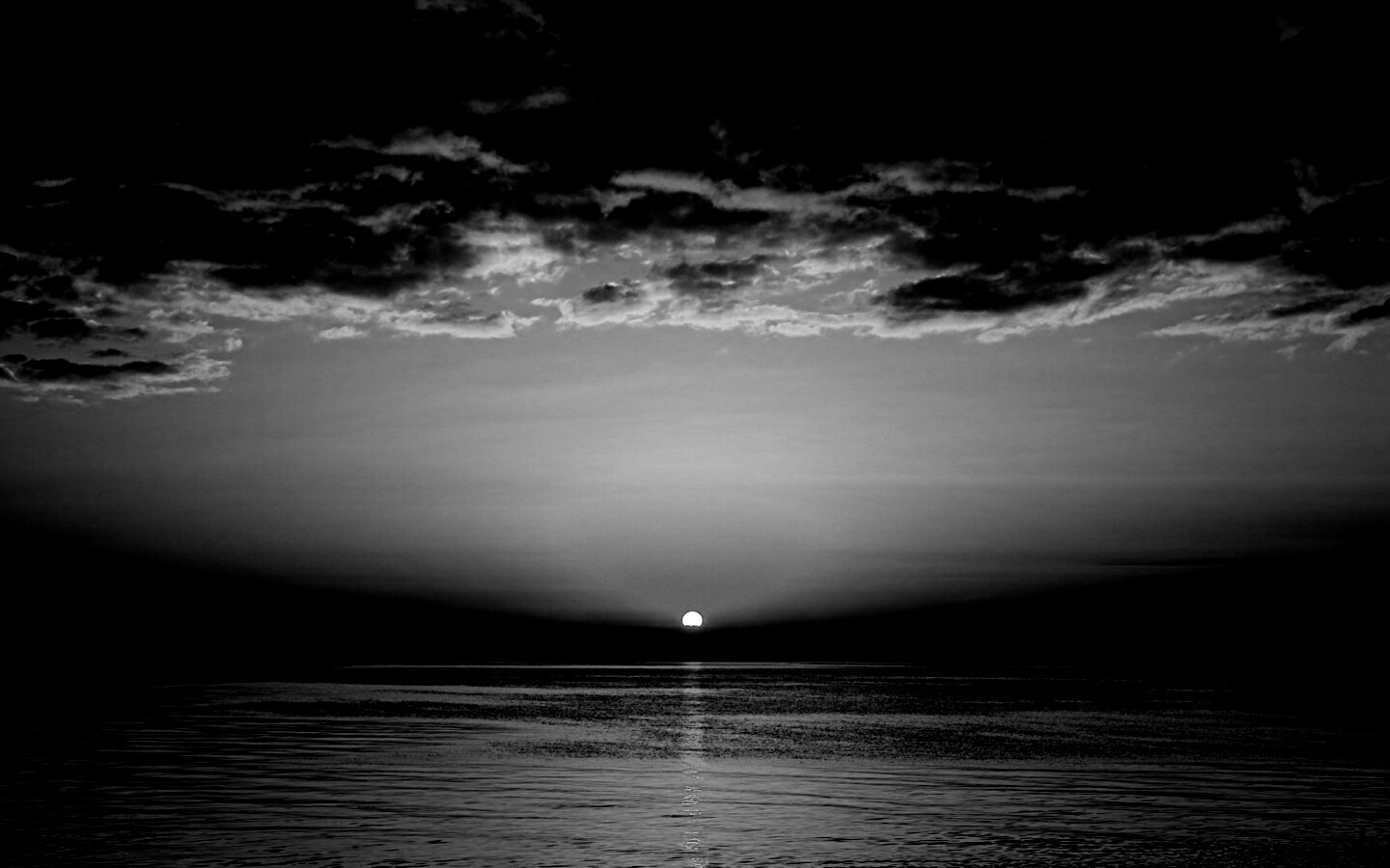 Багровый закат обои