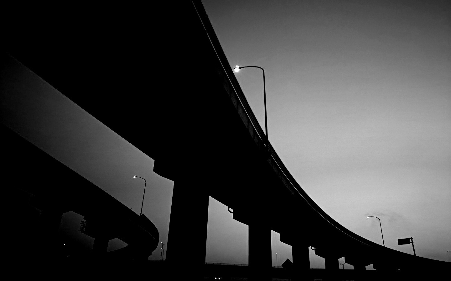 Дорожная развязка обои