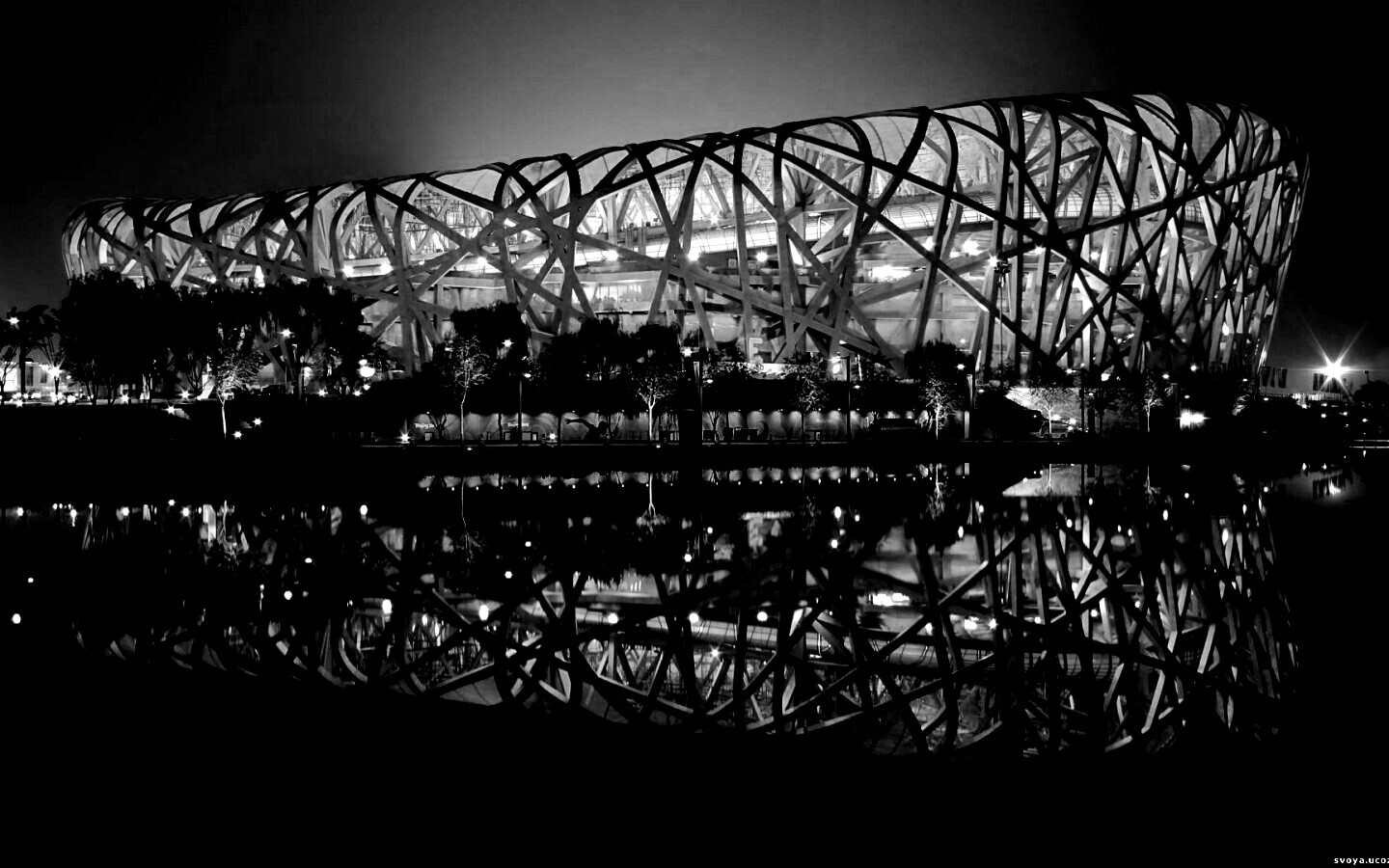 Олимпийский стадион Birds Nest обои