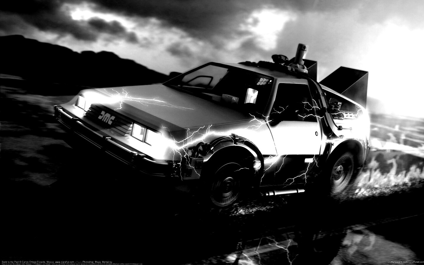 Машина времени обои