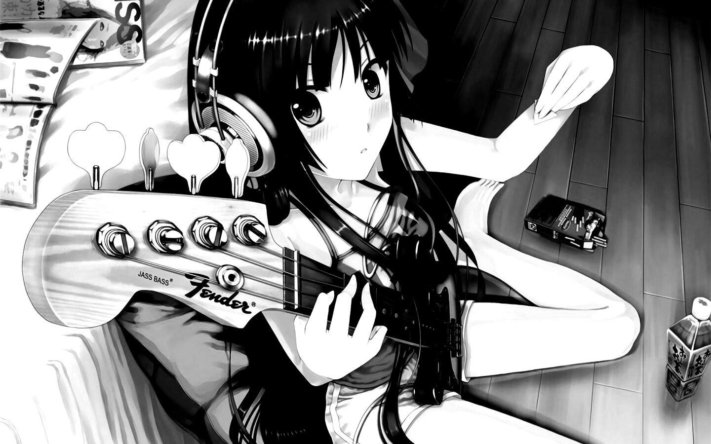 Лоли с гитарой обои