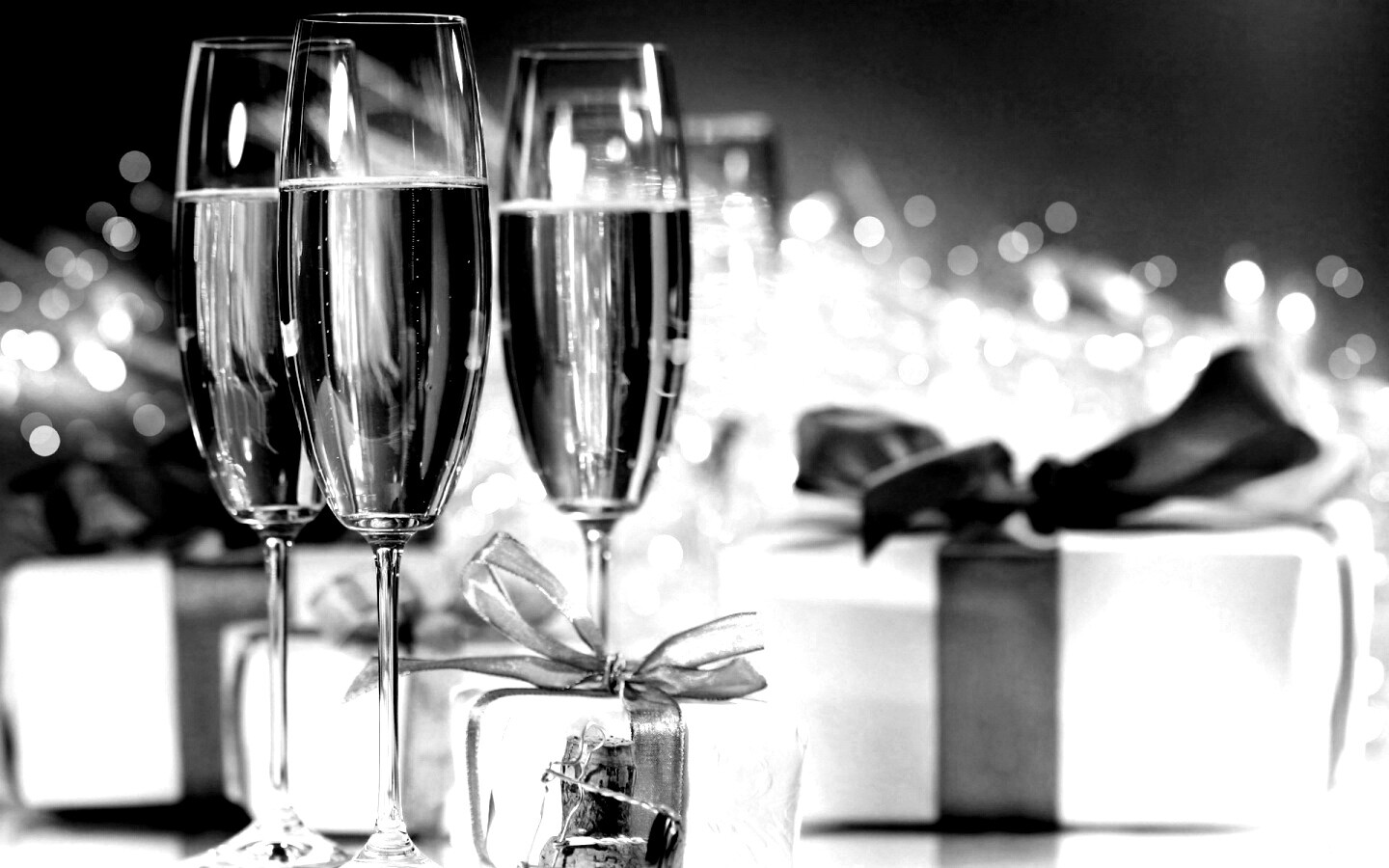 Бокалы с шампанским обои