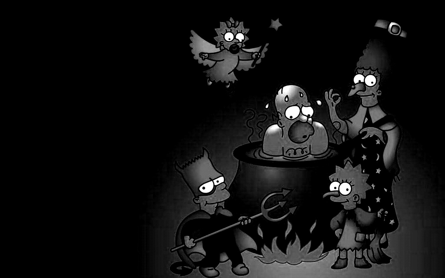 Шабаш Симпсонов обои