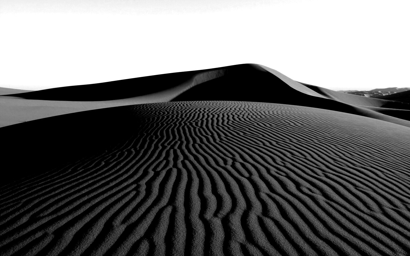 Красные барханы пустыни обои