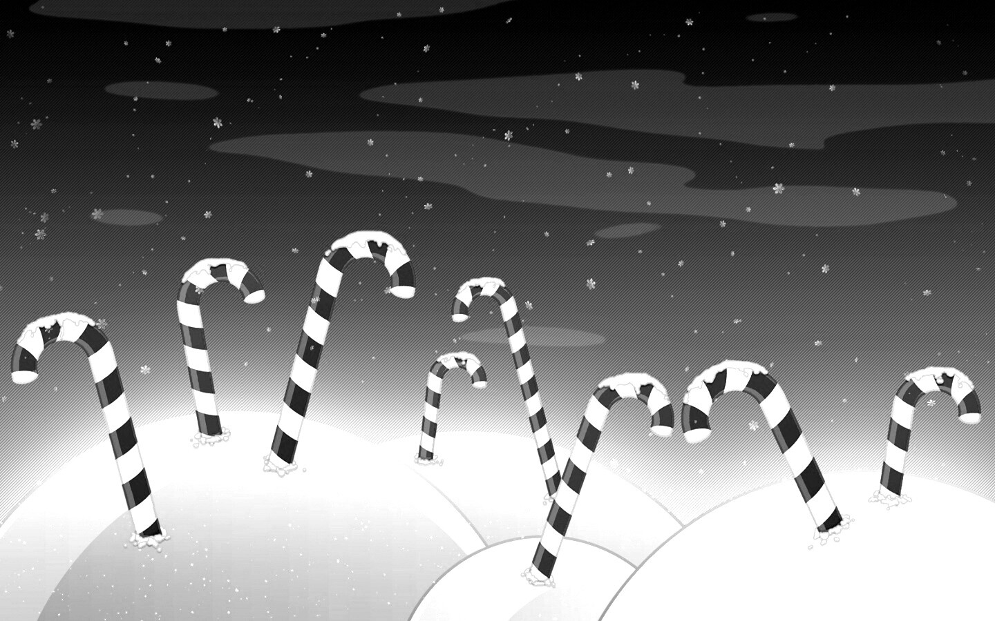 Леденцы в сугробах обои