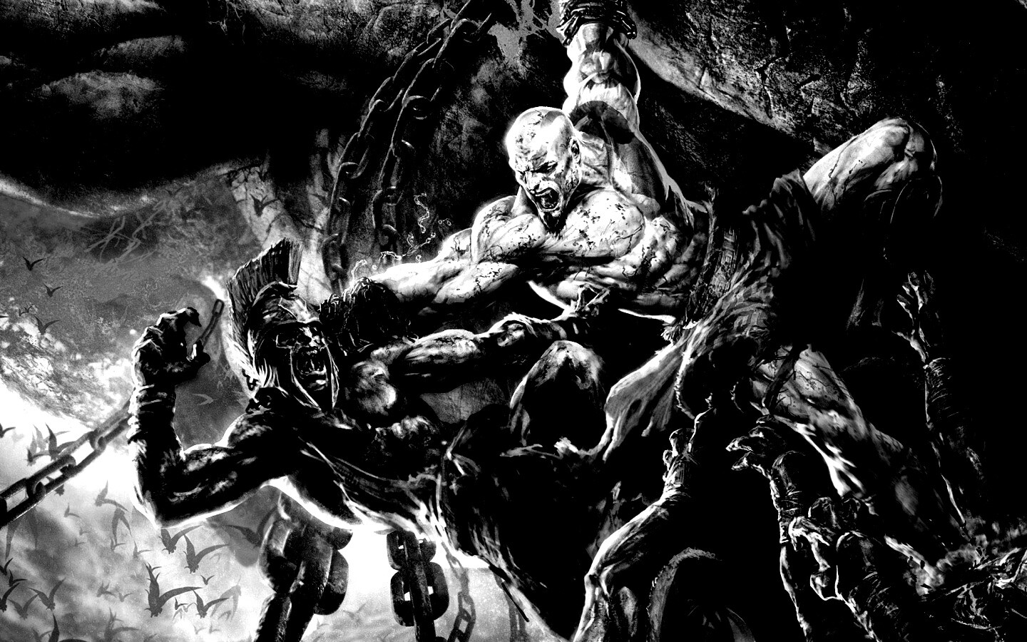 Бог войны обои