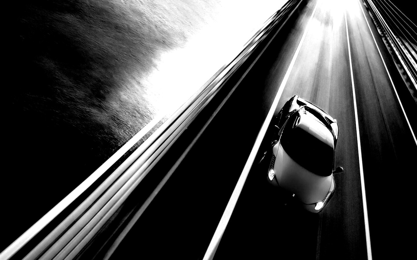 Суперкар на трассе обои