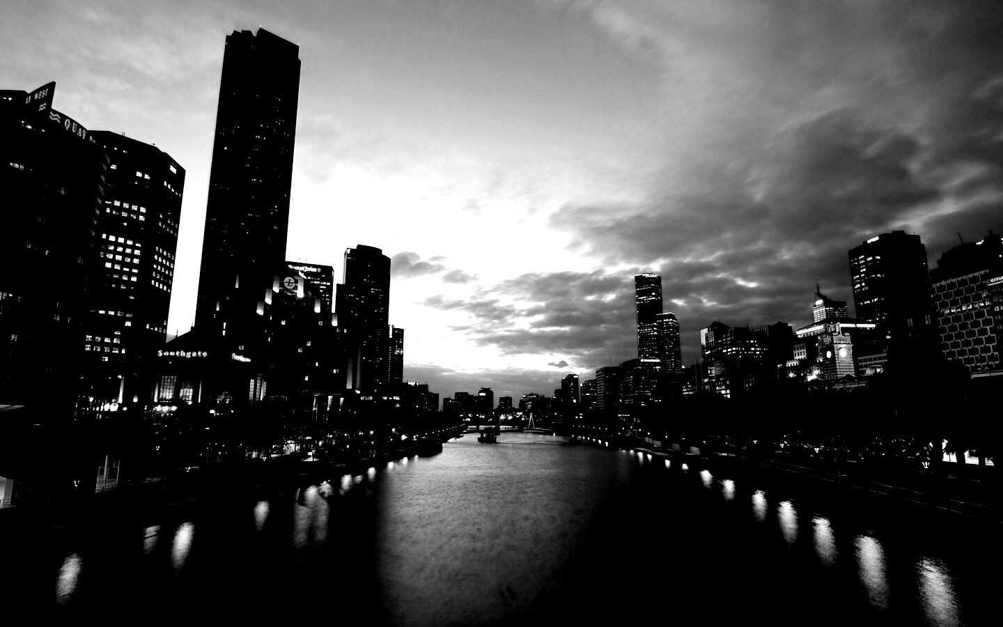 Застывший город обои