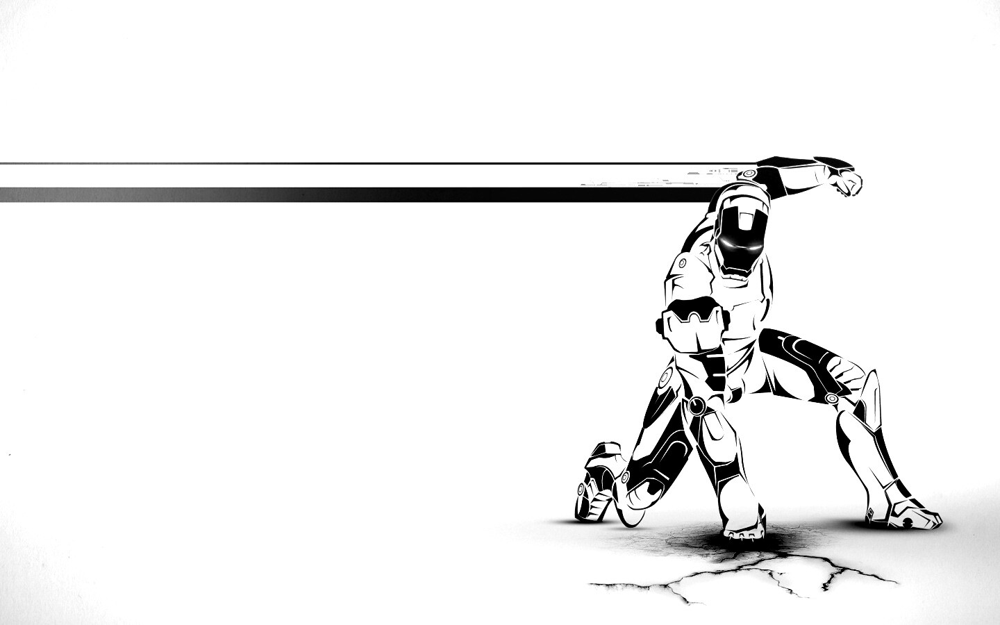 Векторный Железный Человек обои