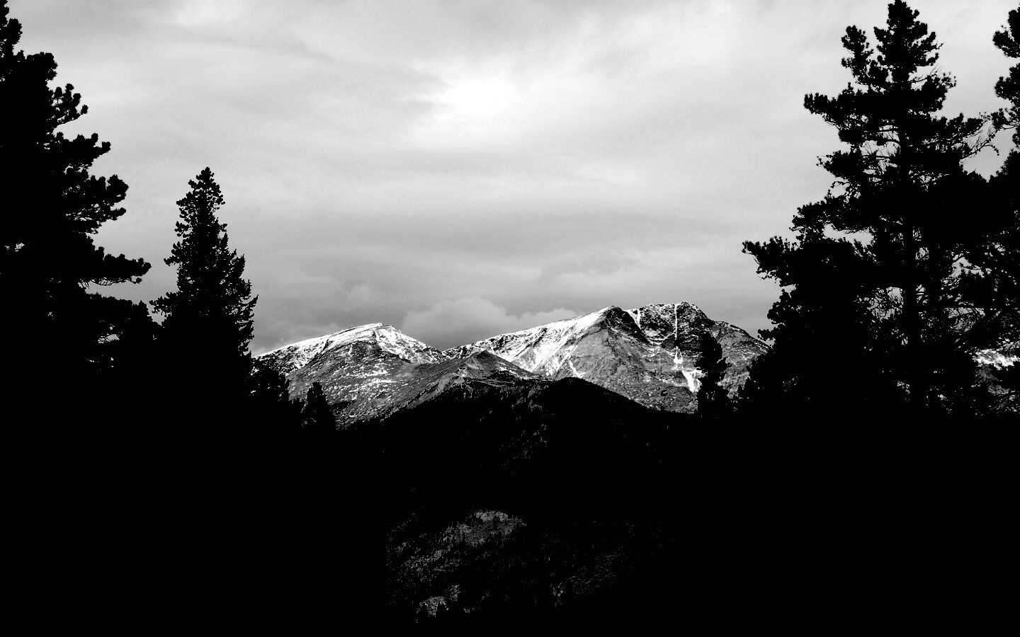 Вид на горы обои