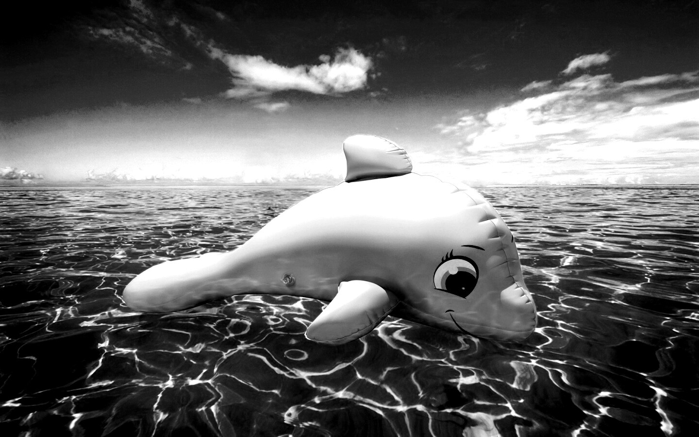 Надувной розовый дельфин обои