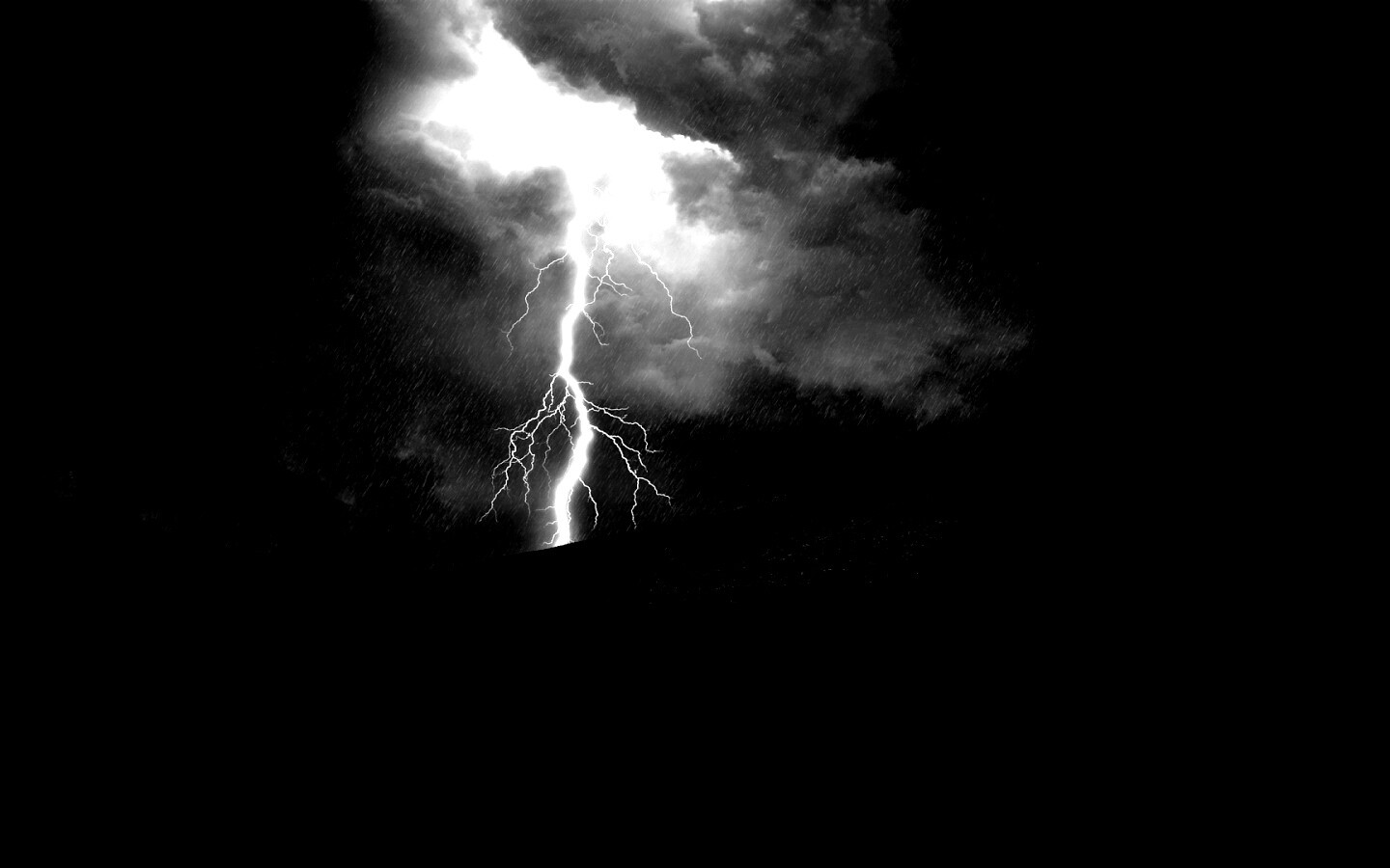 Всадник в буре обои