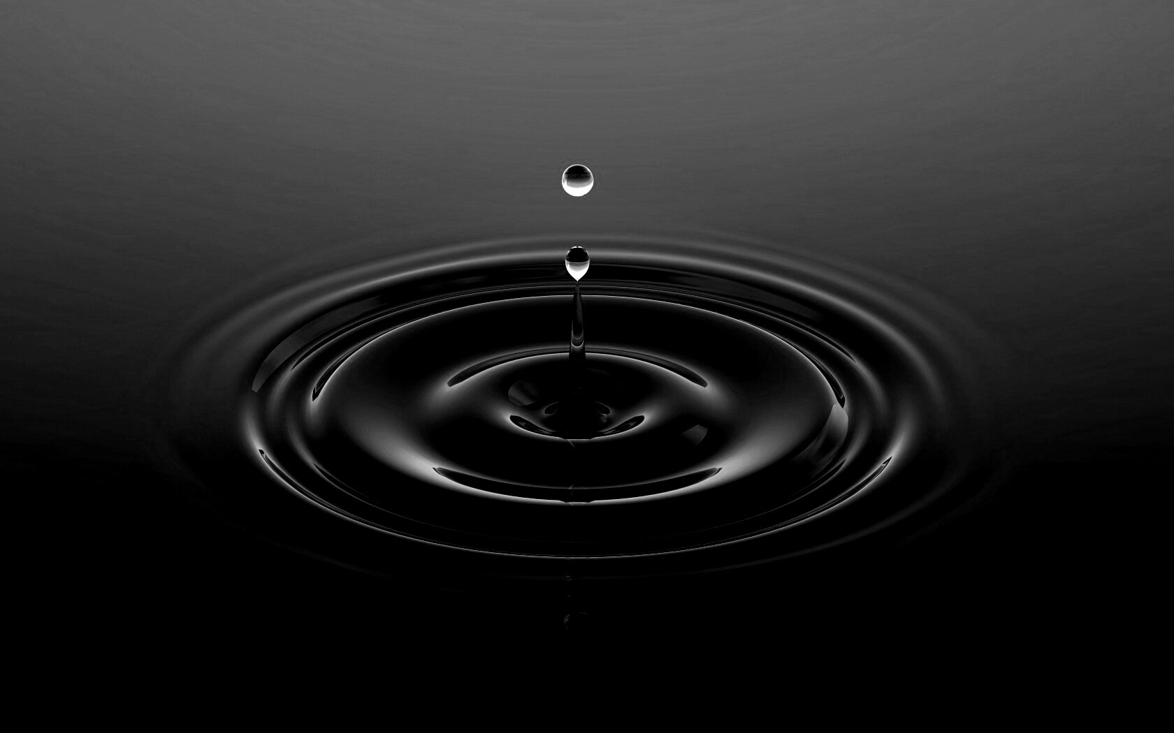 Упавшая капля обои