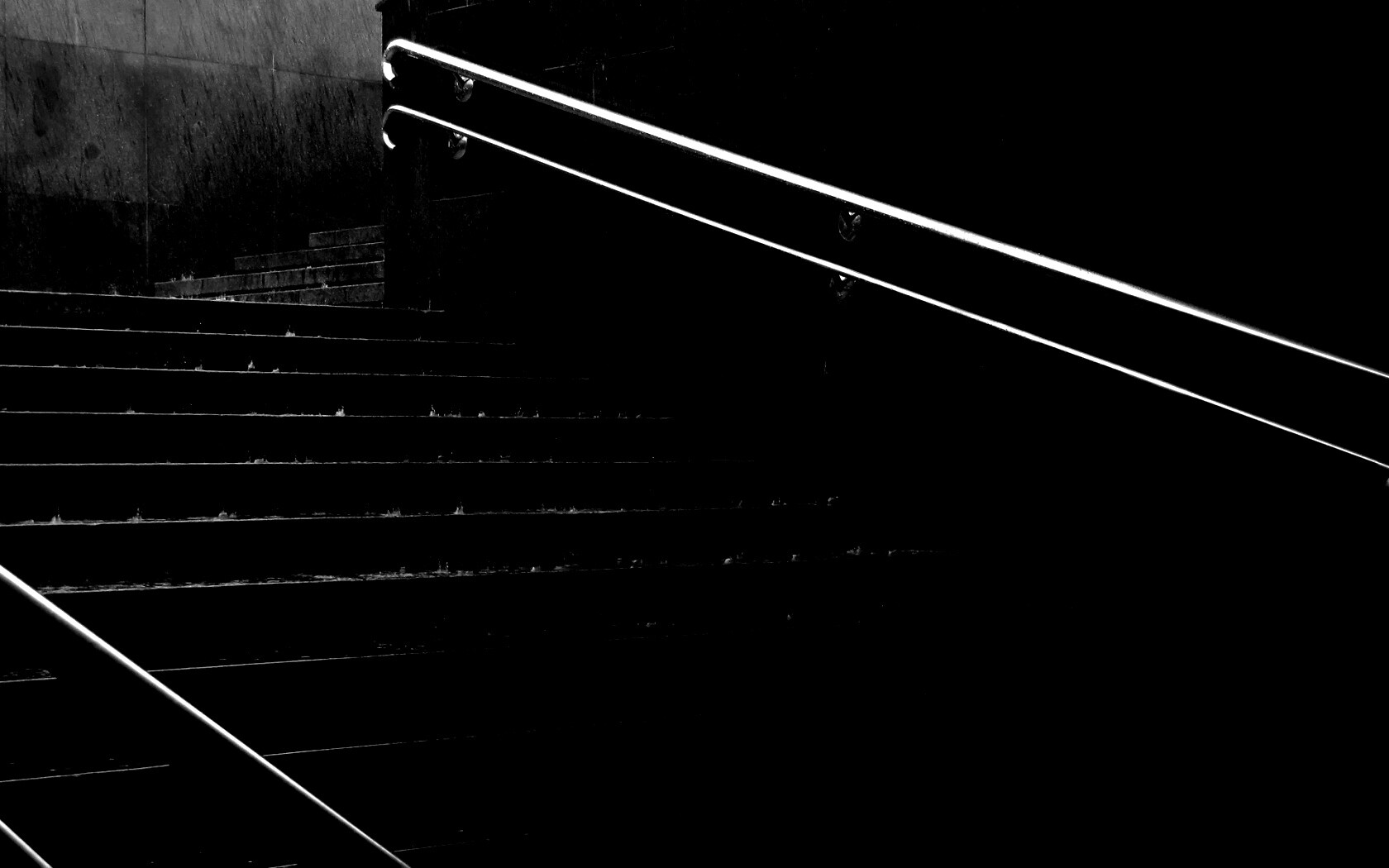 Спуск в подземный переход обои