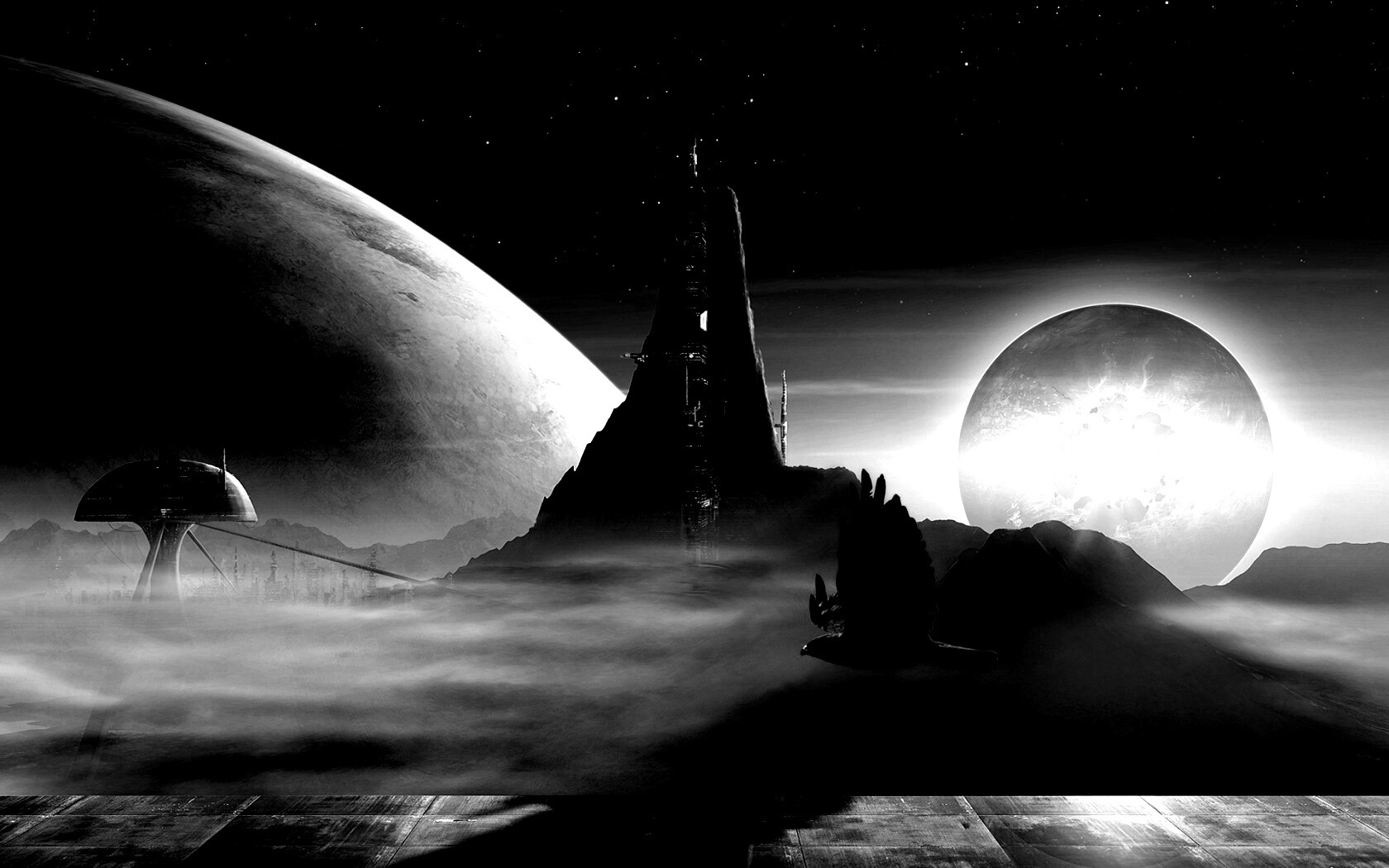 Город на другой планете обои