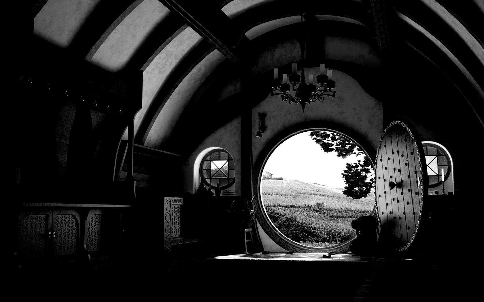 Дом хоббитов обои