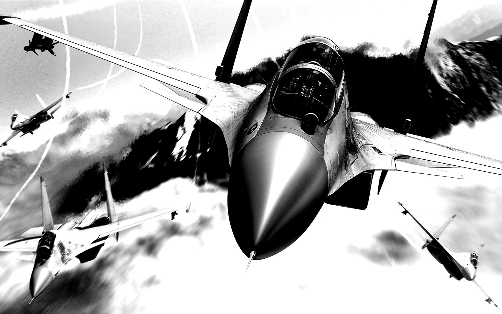 Истребители из игры Tom Clancy Haws 2 обои