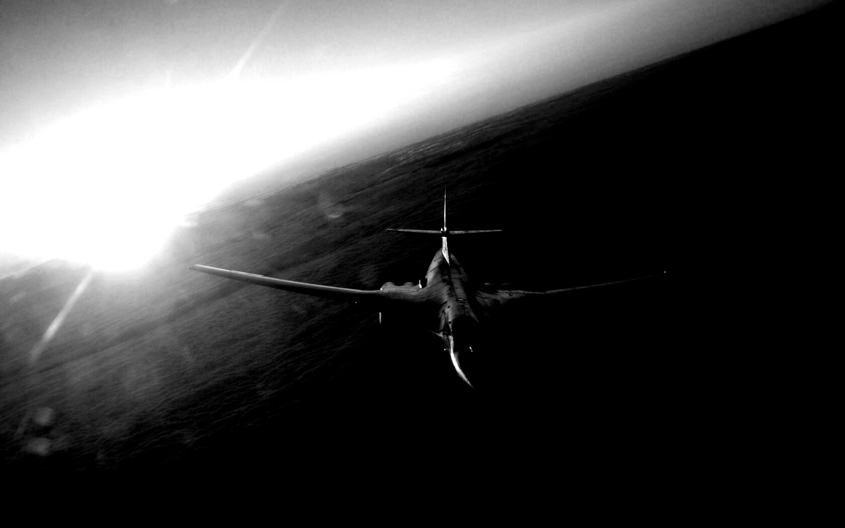 Ту 160 над облаками обои