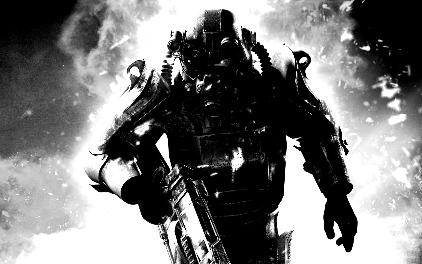 Солдат Братства Стали обои