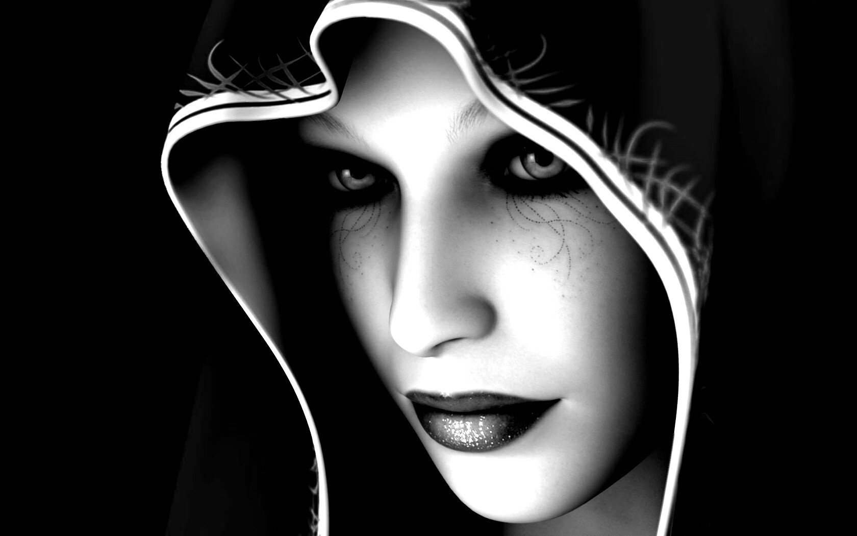 Магичка в капюшоне обои