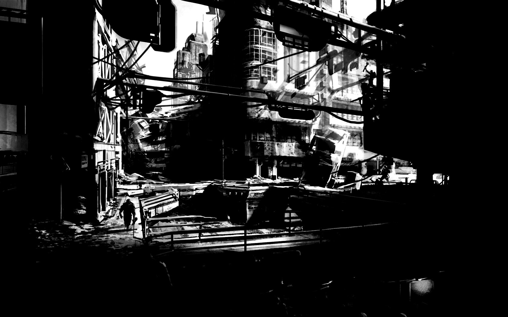 Локация из Fallout 3 обои