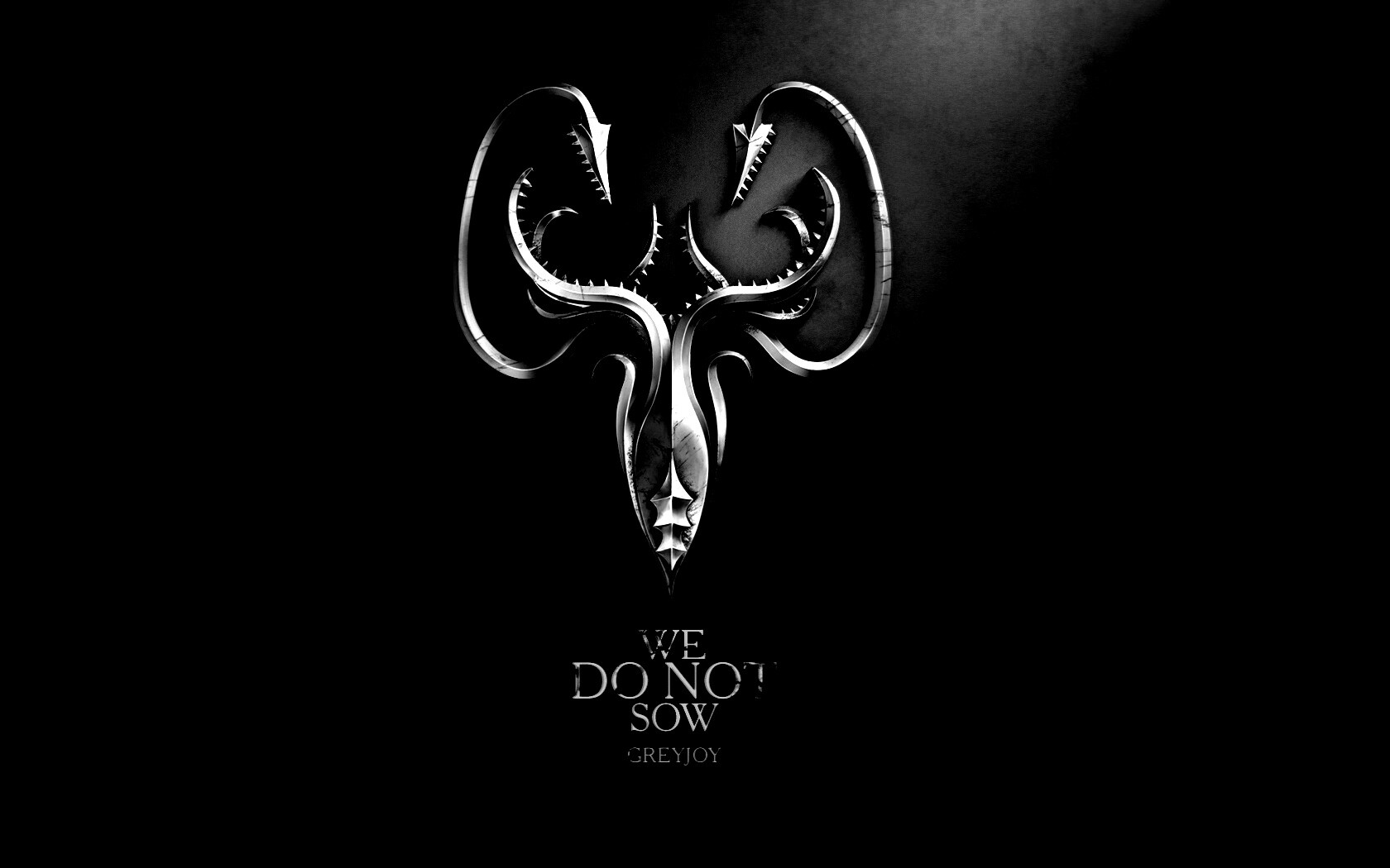 Металлический герб дома Грейджой обои